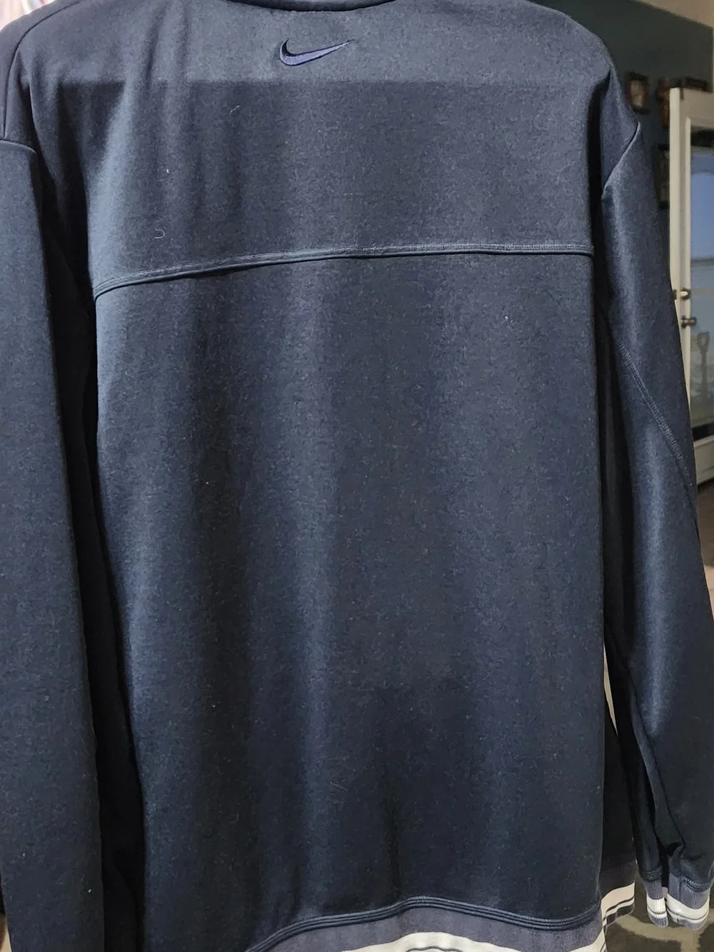 Nike Men's Black Full-Zip Track Jacket with Shield Patch Sz XXL